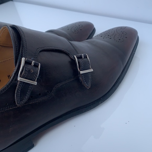 Double Monk Strap Dress shoes by Magnanni Sz 9M - Picture 11 of 16